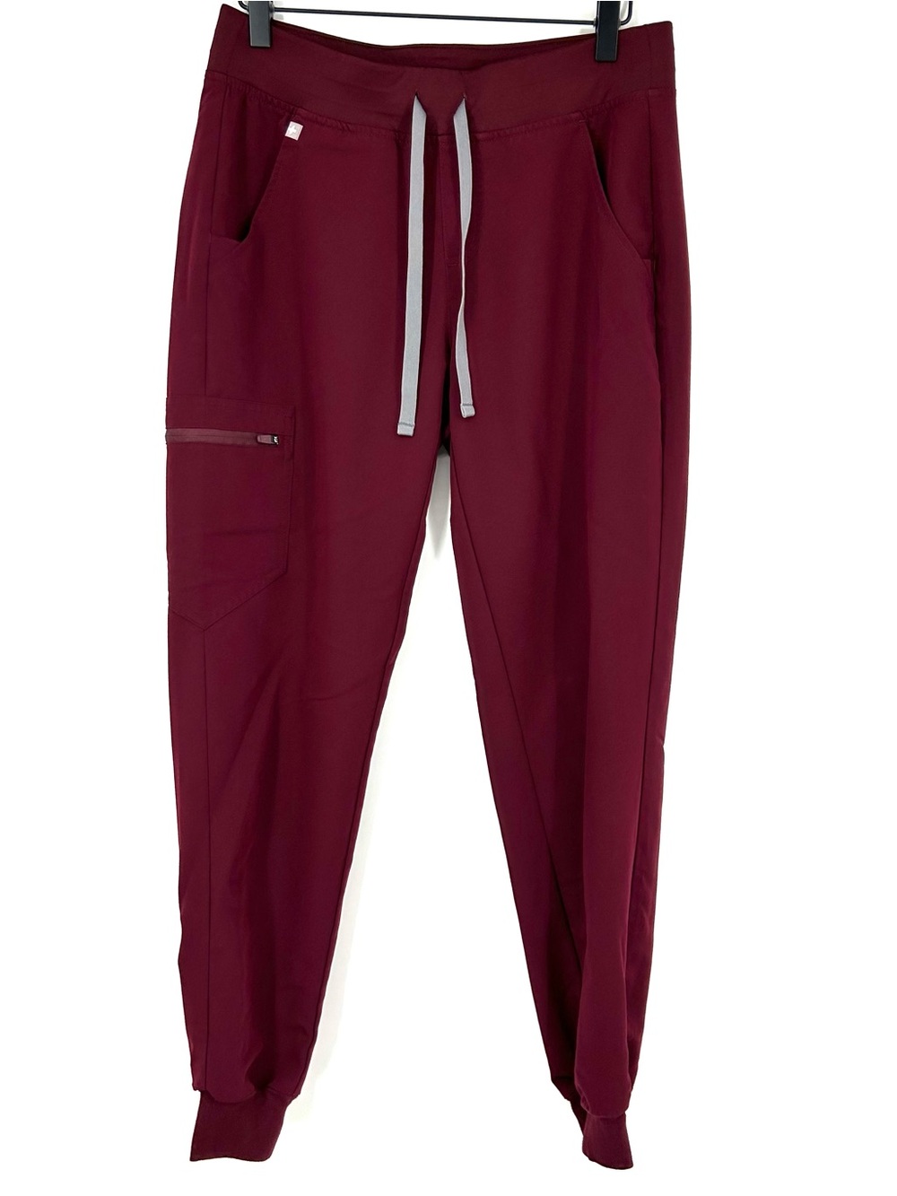 Figs Zamora Jogger Scrub Pants Burgundy